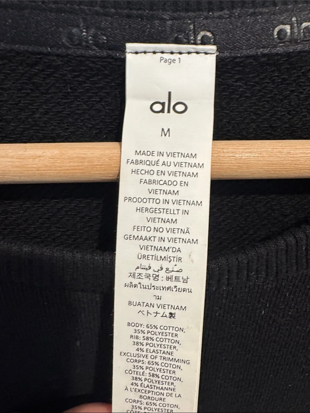 ALO Yoga Chill Crew Neck Pullover like new size medium